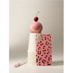 Sinsay - Futrola za iPhone 11/Xr sa motivom trešanja - roze