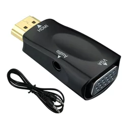 aptel Adapter pretvornik iz HDMI na VGA + avdio AUX kabel 2
