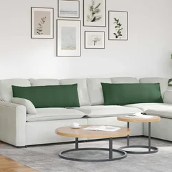 Jastučići za sofu 2 pcs Tamnozelena 120 x 40 cm Kordura tekstil