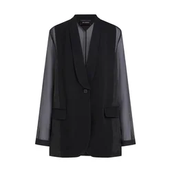 Karl Lagerfeld Blazer črna