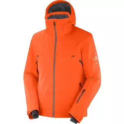 Salomon BRILLIANT JACKET M, muška jakna za skijanje, narandžasta LC1399400