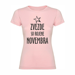 Ženska majica Zvezde rojene Novembra