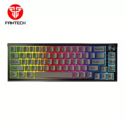 FANTECH Gaming mehanička tastatura MK858 MAXFIT67 (beli switch) crna