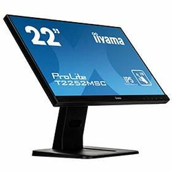 IIYAMA Monitor Prolite, 21,5 OGS-PCAP 10P Touch Screen, 1920x1080, IPS-slim panel design, VGA, HDMI, DisplayPort, 250cdm˛ (with touch), 1000:1 Static Contrast, 7ms ( T2252MSC-B1 )