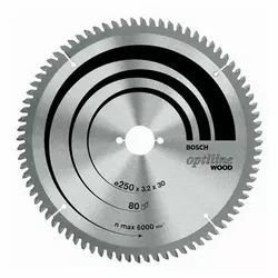 BOSCH List kružne testere Optiline Wood 2608640444, 254 x 30 x 2,8 mm, 60