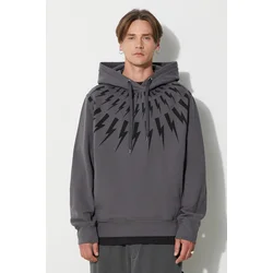 Bombažen pulover Neil Barrett FAIRISLE THUNDERBOLT