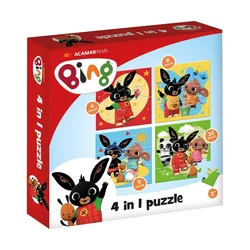 Sestavljanka Bambolino Toys Bing 4 v 1 (BT19091)