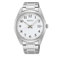Ročna ura Seiko Classic Quartz SUR459P1 Silver/Silver