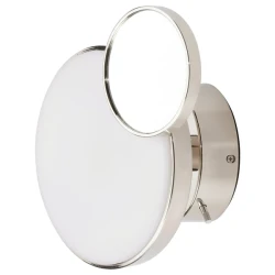 KABOMBA LED zidna lampa s ogledalom, podesivog intenziteta hromirano/sjajno, 20 cm