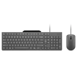 Lenovo Set tastatura i miš GX31R09795 310, USB, Žični, US raspored, Sivi