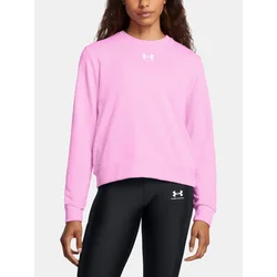 Under Armour Women‘s sweatshirt Rival Terry Crew Pink