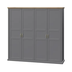 JELA PLAKAR P4/TA - kolekcija Tara - Pacifik/Graf Mat Lak/Grafit Mat Lak - 236x227x59 cm