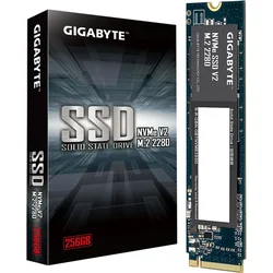 Gigabyte SSD M.2 256Gb, Nvme V2, 1.900/1.200Mb/, G3Nvmev2256G