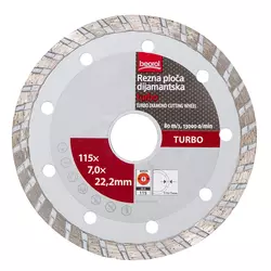 Rezna ploča dijamantska turbo o115mm