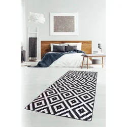 Conceptum Hypnose Tepih, 80x120cm, Crno-beli
