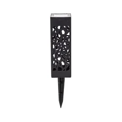Aigostar - LED solarna lampa LED/0,006W/1,2V 28,5 cm crna 6500K IP44