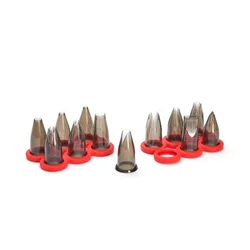 12-piece pastry nozzle set, tritan, Caterer - de Buyer