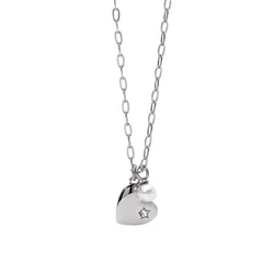 2Jewels Ogrlica Srce, Srebrne boje