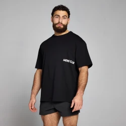 Moška majica s kratkimi rokavi Move Club MP – črna - XXL-XXXL