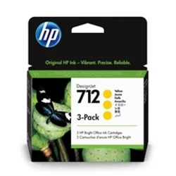 Komplet HP 712/3ED79A - 3 x rumena