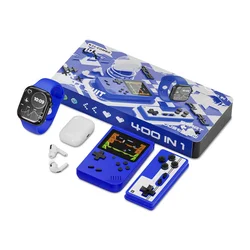 KARLER BASS K35-Combo set (smart watch/ konzola sa kontrolorom/ Slusalice AirPods Pro 2) plava