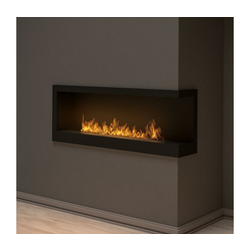 InFire - Kotni BIO kamin 45x120 cm 3kW črna