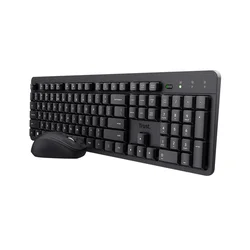 Trust ODY II WL Set bežična tastatura + miš, QWERTY, Crna
