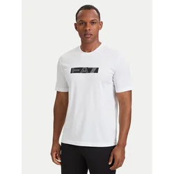 EA7 Emporio Armani Majica 7M002415 AF10375 M0003 Bela Regular Fit