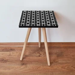 Hanah Home Klub sto Shp395, 35x42x35 cm, Crni