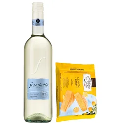 FRESCHELLO Bianco Belo vino 0.75l i Chocolitaly Torta sa limunom 400 gr