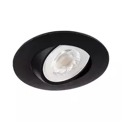 Kanlux 39260 - LED ugradno svetlo FIZU LED/4W/230V 3000/4000/6500K crna