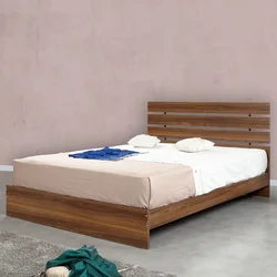 Hanah Home Bračni krevet Fuga 180 185x100x205cm Crni
