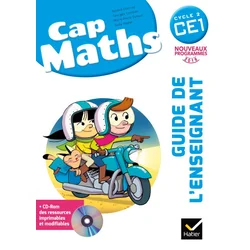 Cap Maths CE1 éd. 2016 - Guide de lenseignant + CD Rom