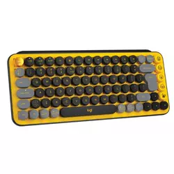 Logitech Pop Keyboard with Emoji, Blast Yellow