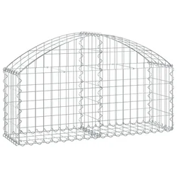 Gabionska košara s lukom 100x30x40/60 cm pocinčano željezo