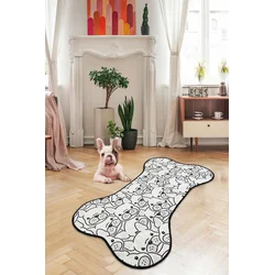 Conceptum Hypnose Tepih Liomo, 60x100 cm, Crno-beli
