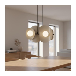 Luster na sajli ELEMENTI 4xG9/8W/230V bež