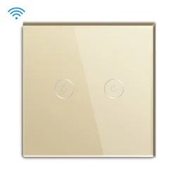 Exeshop wi-fi pametni prekidač 2g tuya zlatni (WiFi touch switch) ( ss004 )