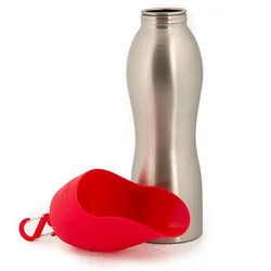 KONG H2O STEKLENICA ZA VODO 740ML RDEČA
