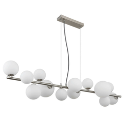 Globo 56140-13H - LED luster na sajli RIHA 13xG9/3,5W/230V beli