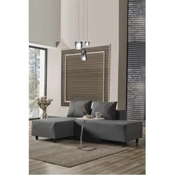 ATELIER DEL SOFA Ugaona garnitura Poly M Dark Grey