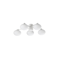 Ideal Lux - LED plafonski luster HERMES 5xG9/3W/230V prečnik 60 cm bela