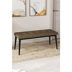 Hanah Home klupa Pera Bench, 105 cm, braon / crna
