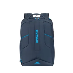 Ruksak RivaCase 17.3 Borneo 7861 Dark Blue Gaming backpack