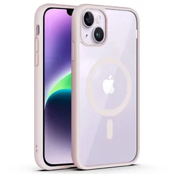 Hibridni ovitek PastelMag z magnetom MagSafe za iPhone SE 2020/iPhone 8/iPhone 7 - light pink