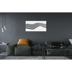 tulup.si Steklena slika Zebra stripes val 100x50 cm 2 obešalnika