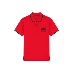 TOMMY HILFIGER Majica rdeča / črna