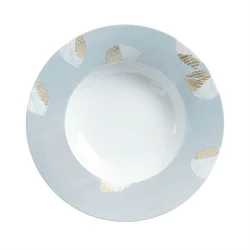 shumee Kahla Dîner Globok krožnik Leaf of Gold MG, premer 24 cm