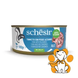 Schesir Cat Tuna & Pilchards in Jelly 140g, Fileti Tune i Sardine u Želeu