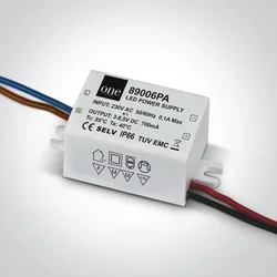 LED DRIVER 700mA/2-6W IP66 ON-OFF